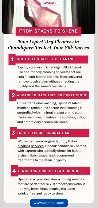 From Stains to Shine How Expert Dry Cleaners in Chandigarh Protect Your Silk Sarees