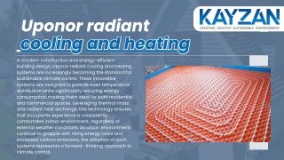 Uponor Radiant Cooling and Heating Revolutionizing Indoor Climate Comfort
