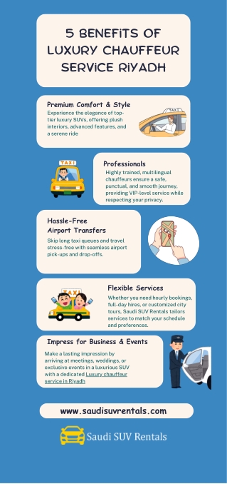 5 benefits of Luxury Chauffeur Services Riyadh