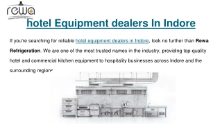 hotel Equipment dealers In Indore