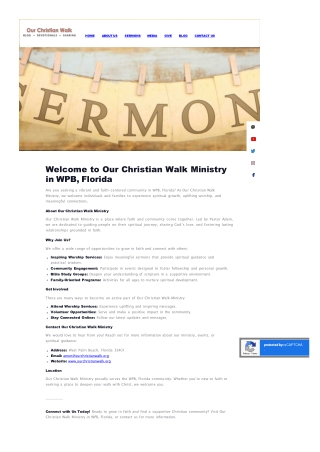 Non denominational Christian church West Palm Beach