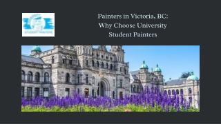 Professional Painters in Victoria, BC – University Student Painters