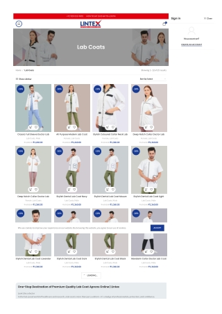 Find Bulk Lab Coats & Doctor Aprons at Great Prices - Only at Lintex