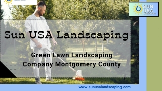 Green Lawn Landscaping Company in Montgomery County – Expert Lawn Care