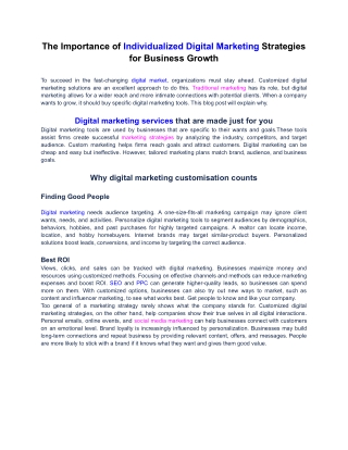 The Importance of Customized Digital Marketing Solutions for Business Growth (1)