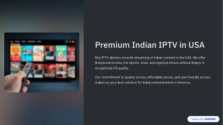 Premium Indian IPTV in USA