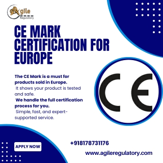 CE Mark Certification for Europe