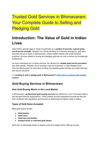 Trusted Gold Services in Bhimavaram_ Your Complete Guide to Selling and Pledging Gold (1)