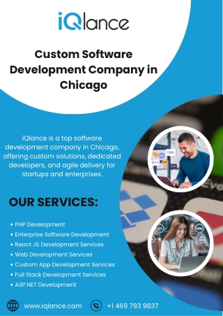Best Software Development Company in Chicago – iQlance Solutions