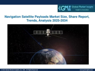 Navigation Satellite Payloads Market Size, Share Report, Trends, Analysis 2034