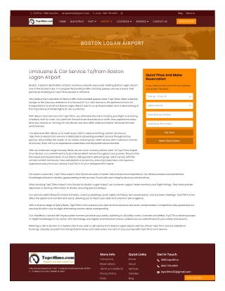 Bradley Airport limo service