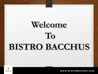 Orange wine selection - BISTRO BACCHUS