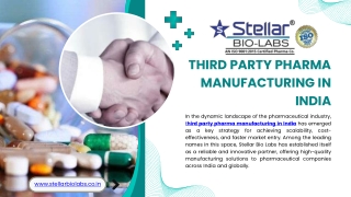 Third Party Pharma Manufacturing in India