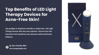 Top Benefits of LED Light Therapy Devices for Acne-Free Skin!