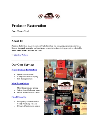 predator restoration