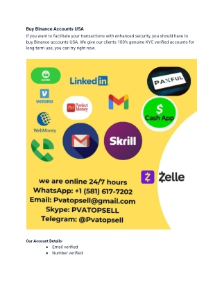 a Comprehensive Guide to Buying Verified Binance Accounts