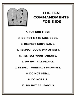 Ten commandments