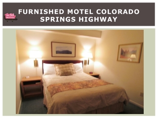 Furnished Motel Colorado Springs Highway