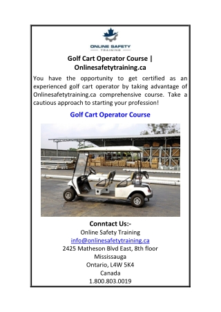 Golf Cart Operator Course Onlinesafetytraining.ca.pdf 2