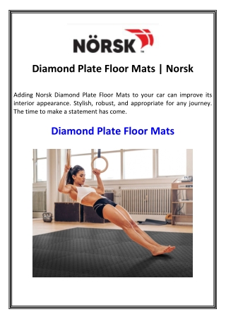 Diamond Plate Floor Mats Norsk