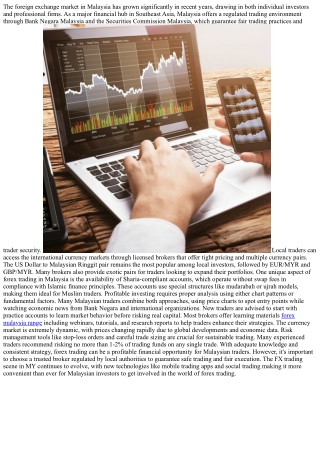 Forex Trading in Malaysia
