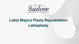 Labia Majora Plasty Rejuvenation Labiaplasty | Sadove Plastic Surgery
