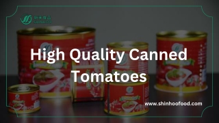 High Quality Canned Tomatoes