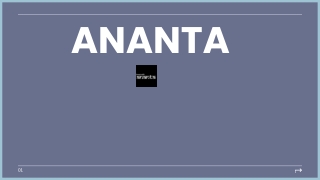 Invest in Luxury with Ananta Resorts