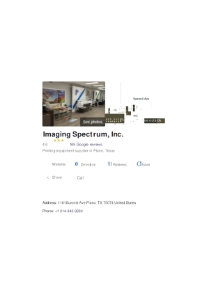 Imaging Spectrum Inc.