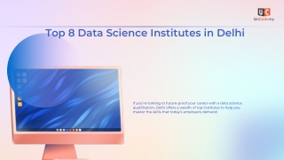 Top 8 Data Science Institutes in Delhi