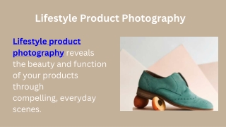 Lifestyle Product Photography