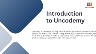 Uncodemy