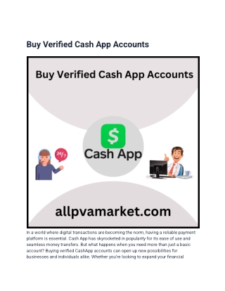 3. Why Should You Buy Verified Cash App Accounts?