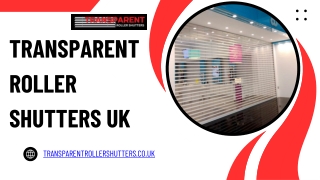 Transparent Roller Shutters UK