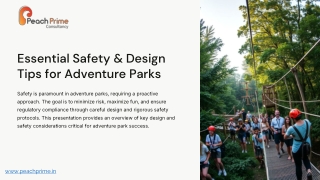 Essential Safety and Design Tips for Adventure Parks