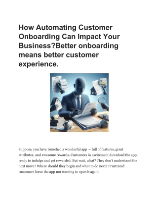 AUTOSMIC - Streamline Customer Onboarding with Automation and AI Technology