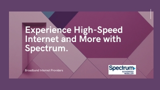 Get Spectrum Internet