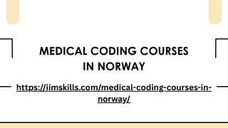 Medical Coding Courses in Norway
