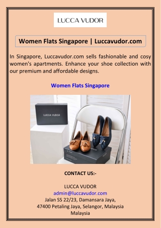 Women Flats Singapore Luccavudor.com