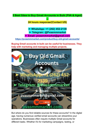 5 Best Sites to Buy Gmail Accounts in Bulk (PVA & Aged)  (1)