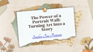 The Power of a Portrait Wall Turning Art Into a Story