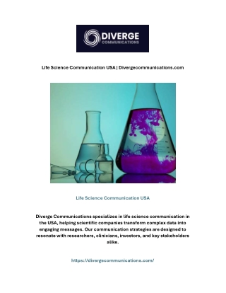 Life Science Communication USA | Divergecommunications.com