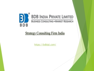 Strategy Consulting Firm India