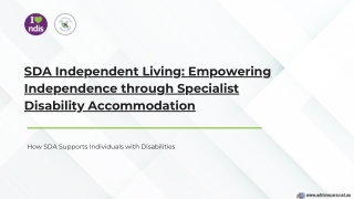 Empowering Independence with Specialist Disability Accommodation