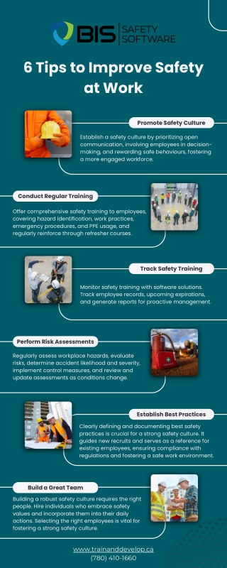 6 Tips to Improve Safety at Work