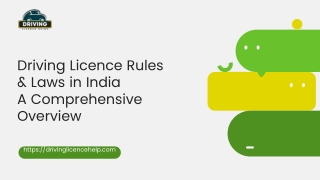 Driving Licence Rules and Laws in India_ A Comprehensive Overview