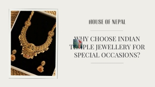 Why Choose Indian Temple Jewellery for Special Occasions
