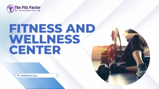 The Fitz Factor – Fitness & Wellness Center