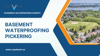 Basement Waterproofing Pickering| Wet Basement Repair Pickering