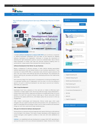 Software Development Company Delhi NCR